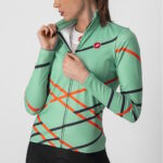 Diagonal Jersey JADE GREEN BRILLIANT PINK-DARK 1