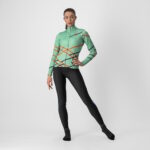 Diagonal Jersey JADE GREEN BRILLIANT PINK-DARK 1