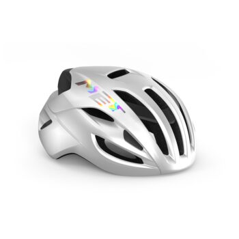 MET RIVALE MIPS CE WHITE HOLOGRAPHIC GLOSSY