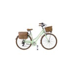 Dolce-Vita-Donna-Verde-Chiaro-con-Cesto-e-Borse